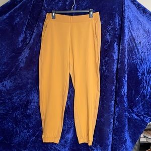 Gold Athleta joggers